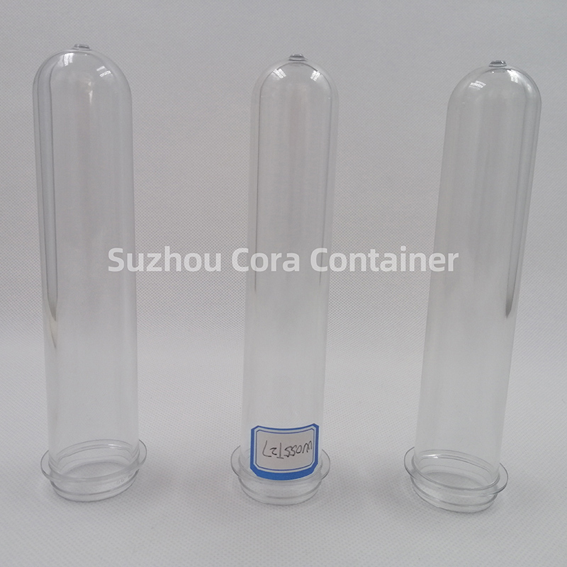 27mm 55g คอ Size32mm สัตว์เลี้ยงฟองขวด Preform สำหรับบรรจุภัณฑ์เครื่องสำอาง