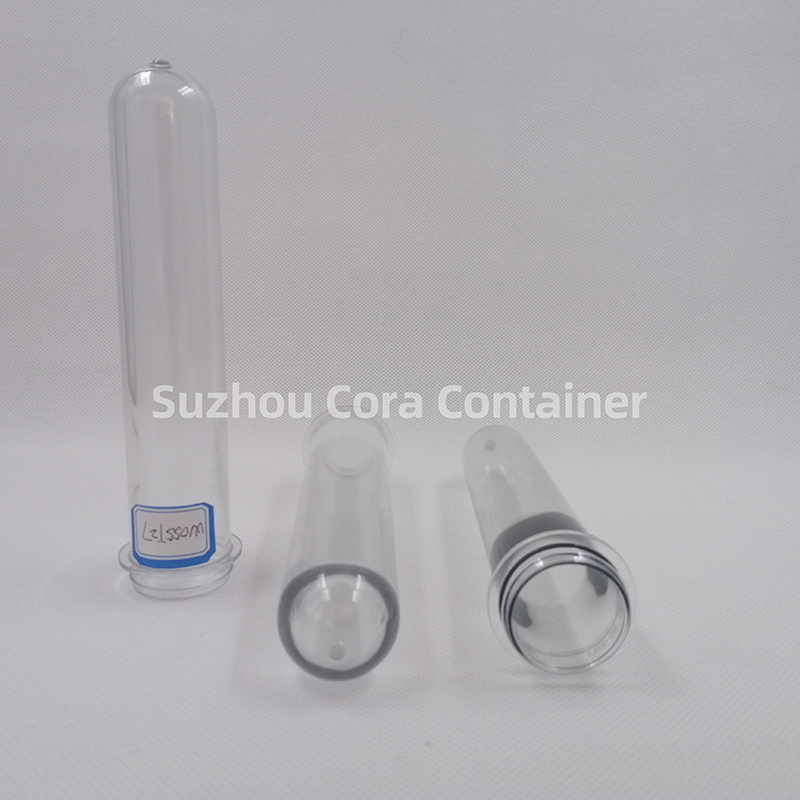 27mm 55g คอ Size32mm สัตว์เลี้ยงฟองขวด Preform สำหรับบรรจุภัณฑ์เครื่องสำอาง