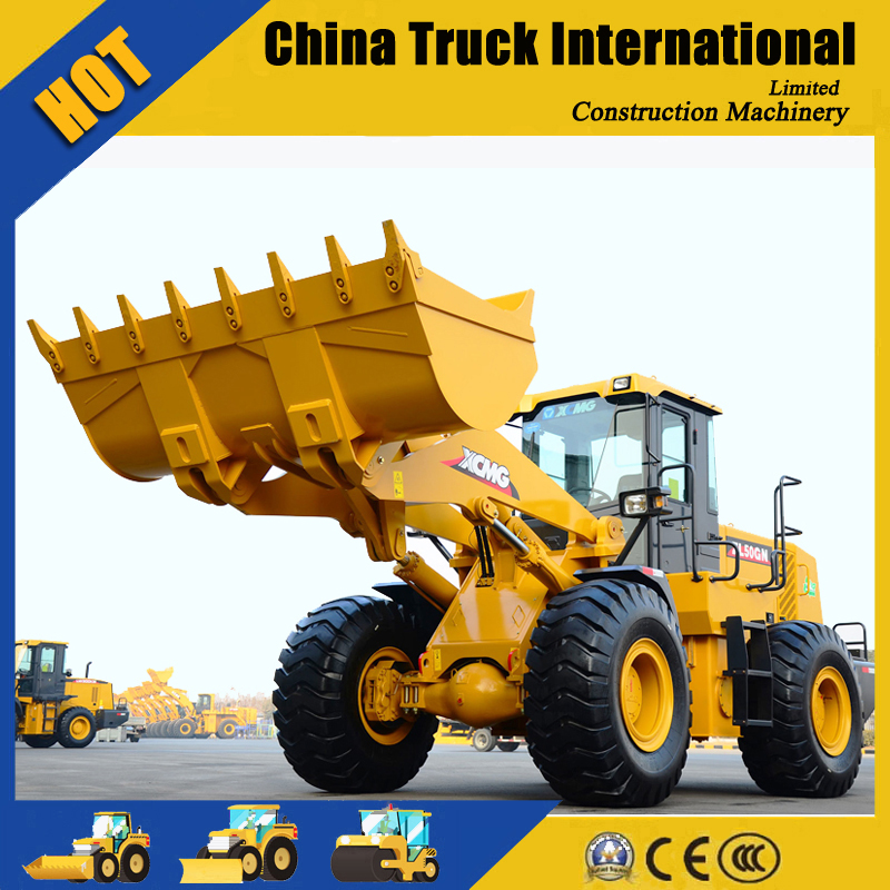 5 ตัน Front End Loader ราคา XCMG ZL50GN จีนรถตักล้อยางสำหรับขาย