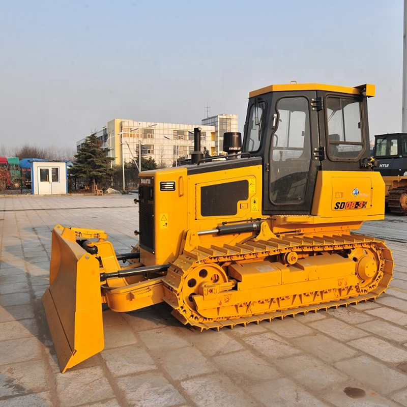 Shantui ผู้ผลิตอย่างเป็นทางการ 80 แรงม้า Bulldozer ตีนตะขาบ SD08-3