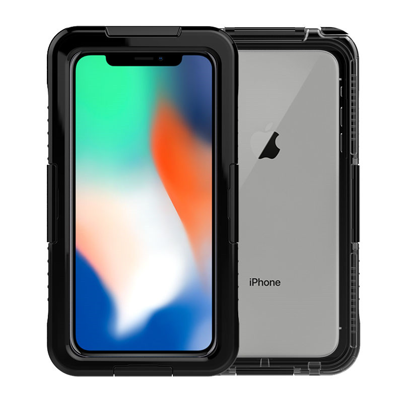 เคส iphone wterproof สำหรับ Apple iphone XS Max สำหรับว่ายน้ำ (สีดำ)