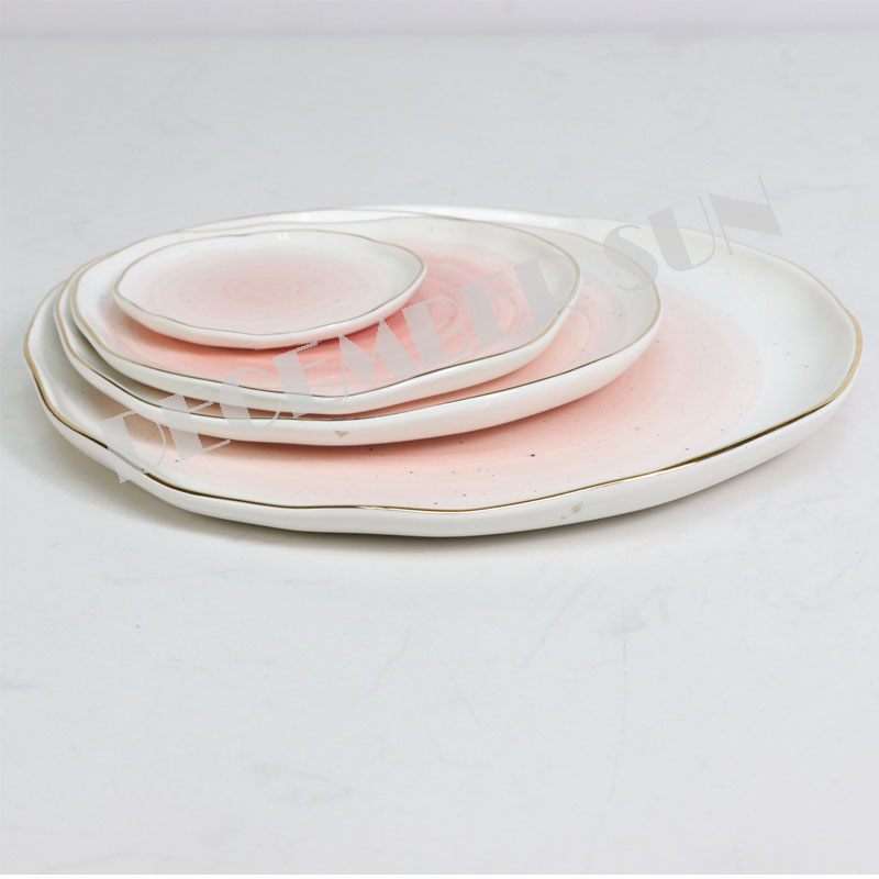 ชามเซรามิกจานรองแก้ว