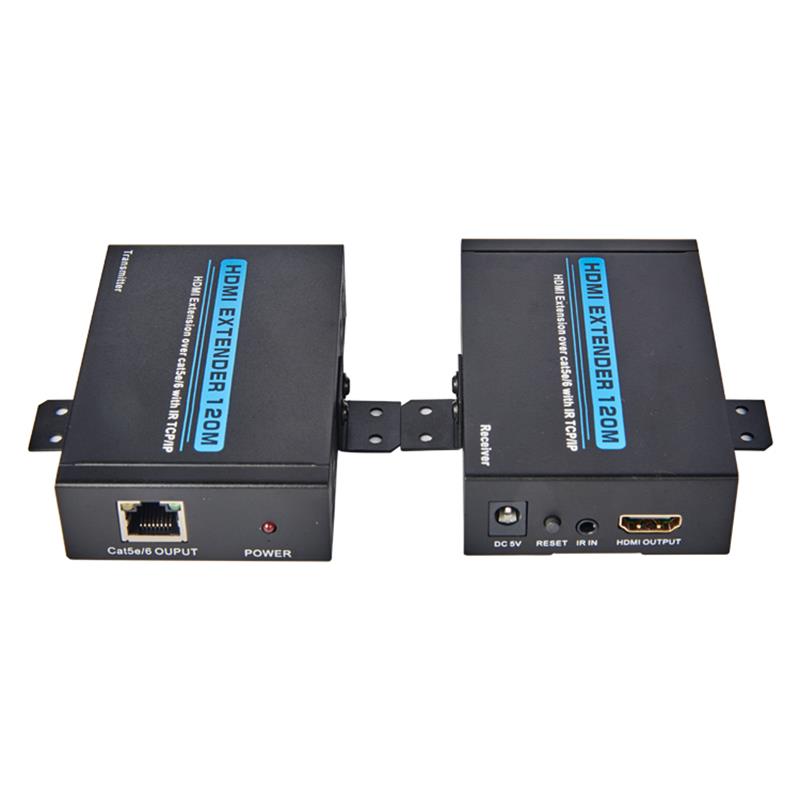 v1.3 HDMI Extender 120m แกนเดียว 5e-6 สายเคเบิลสนับสนุนความละเอียดสูง 1080p