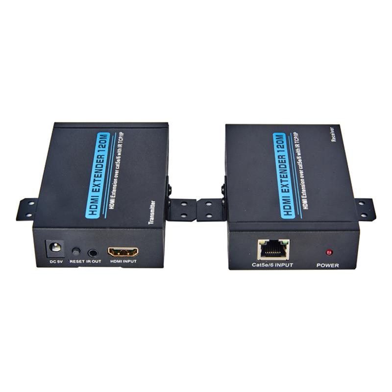 v1.3 HDMI Extender 120m แกนเดียว 5e-6 สายเคเบิลสนับสนุนความละเอียดสูง 1080p