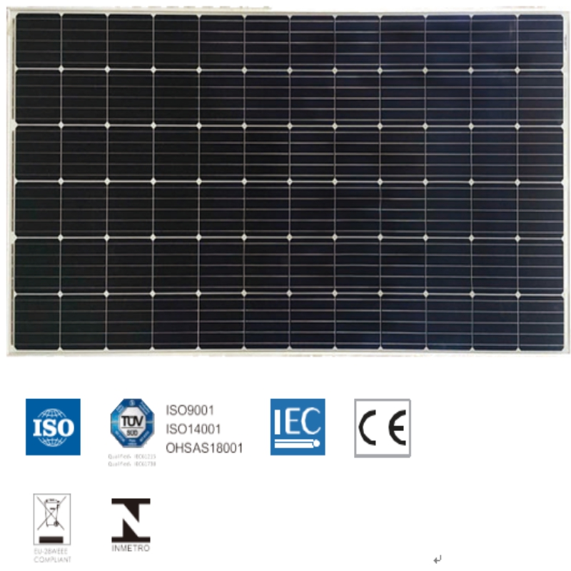 MONOCRYSTALLINE PERC MODULE ประสิทธิภาพสูง SYM72-6-360M-380M