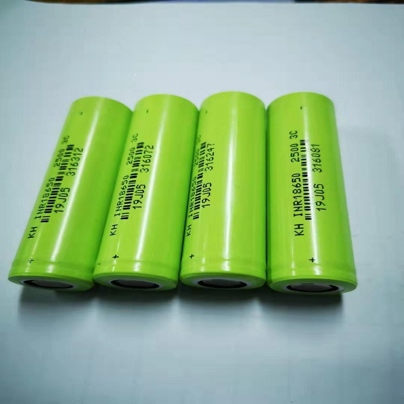 แบตเตอรี่ลิเธียมไอออน 18650-2500mAh 9Wh 3C