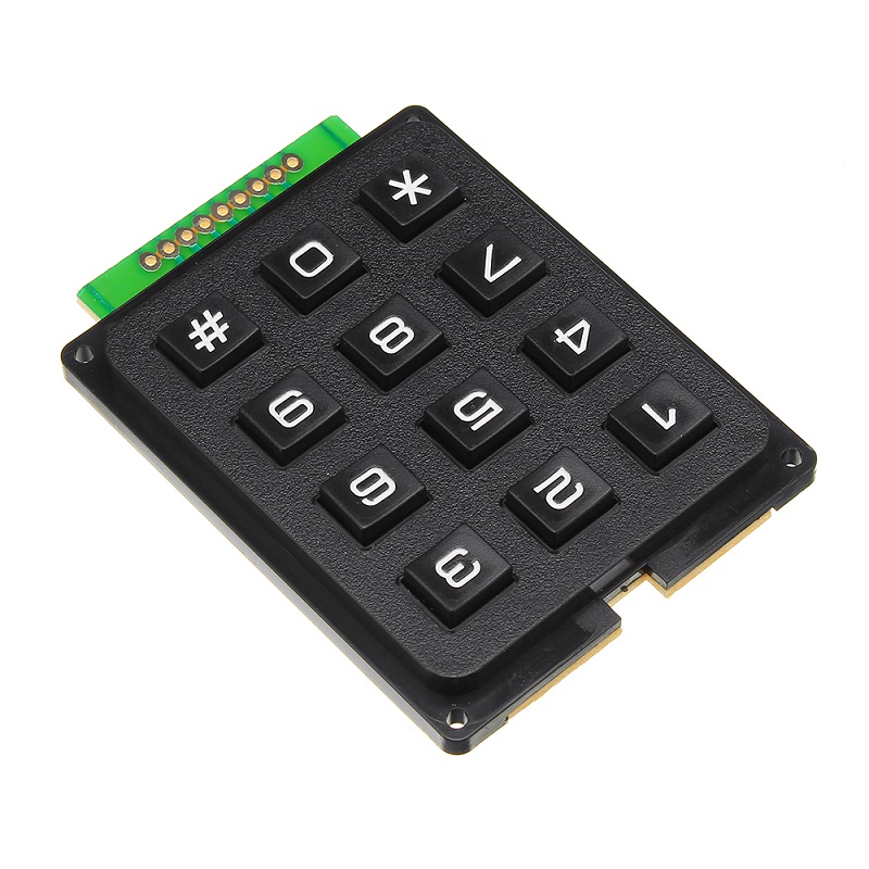 สมาร์ทอิเล็กทรอนิคส์ที่กำหนดเอง 3x4 Matrix Array Membrane Switch Keypad 12 Key 4 * 3 4X3 คีย์บอร์ด 3 * 4