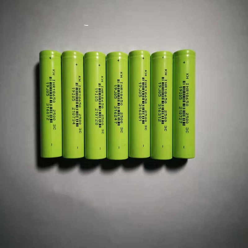 แบตเตอรี่ลิเธียมไอออน 18650-2500mAh 9Wh 3C