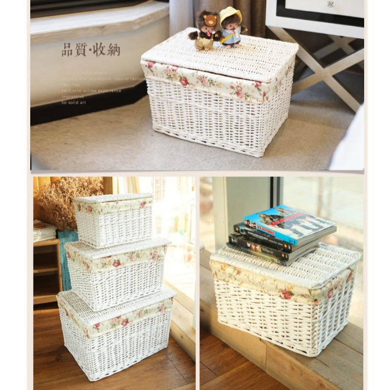 ตะกร้าเก็บเดสก์ทอปแฮนด์เมด