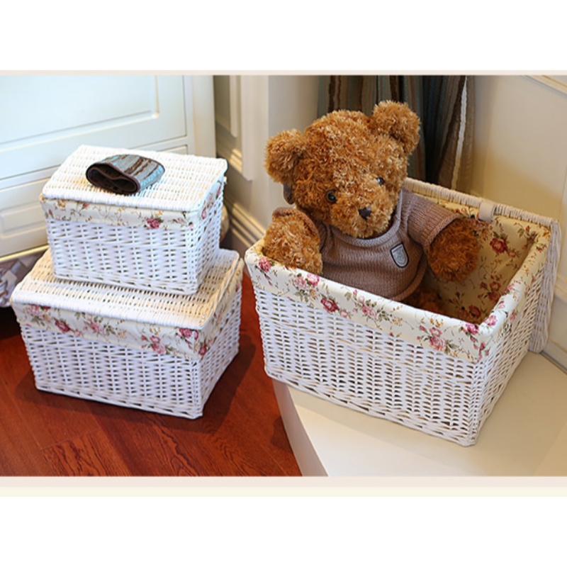 ตะกร้าเก็บเดสก์ทอปแฮนด์เมด