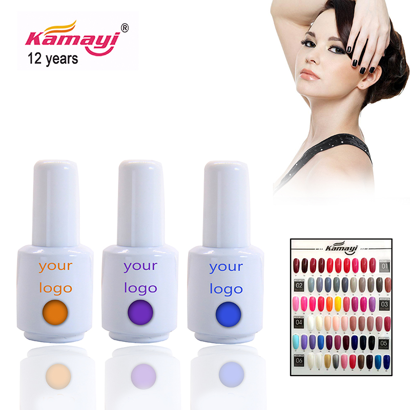 Kamayi โรงงานราคาต่ำสุดยาทาเล็บขนฐานสีนีออนแช่ปิดเล็บเจลโปแลนด์ใหม่เล็บ led ยูวีเจล 60 สี