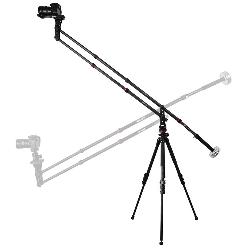 KINGJOY VM-301C ใหม่ Professional MiniJib Crane สำหรับกล้อง DSLR