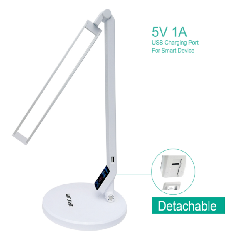 185 ข้ามชายแดนใหม่ LED โคมไฟป้องกันตาข้างเตียงโคมไฟสัมผัสไม่ปรับแสงโต๊ะโคมไฟ