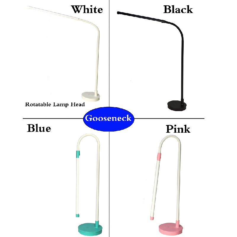 แม่เหล็ก USB สามารถปรับแสง LED โต๊ะทำงานโคมไฟอ่านหนังสือการประชุมเชิงปฏิบัติการปรับห่านคอแสงแดด 5000k