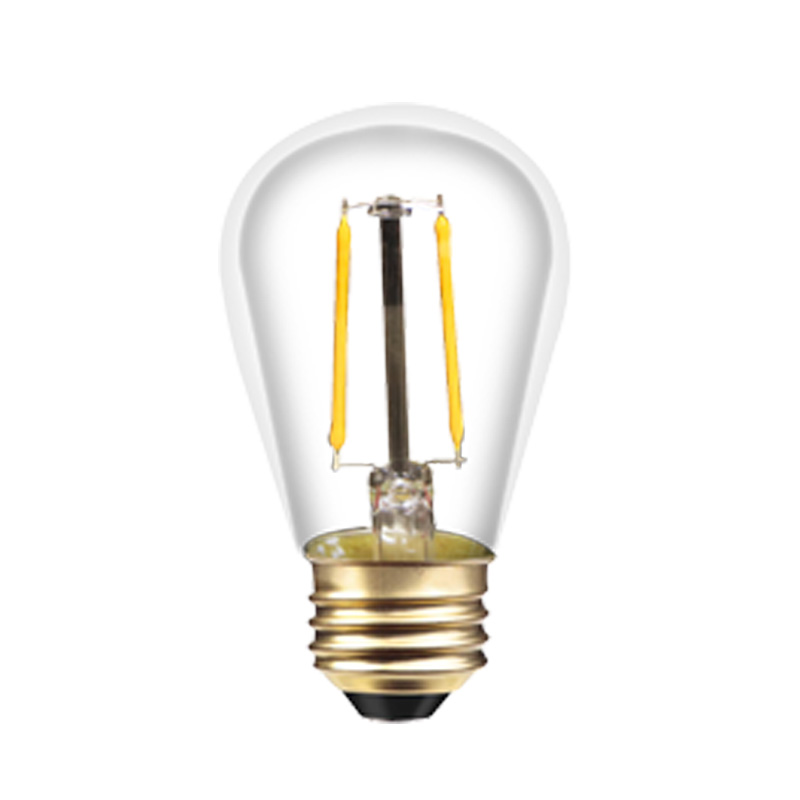 p60-2200k-2w 4w สีเหลืองอำพันสีแก้ว LED นุ่มไฟน้ำท่วม
