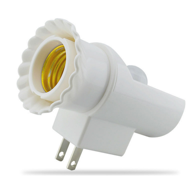 P30 PIR Motion E27 กรูอะแดปเตอร์หลอดไฟ