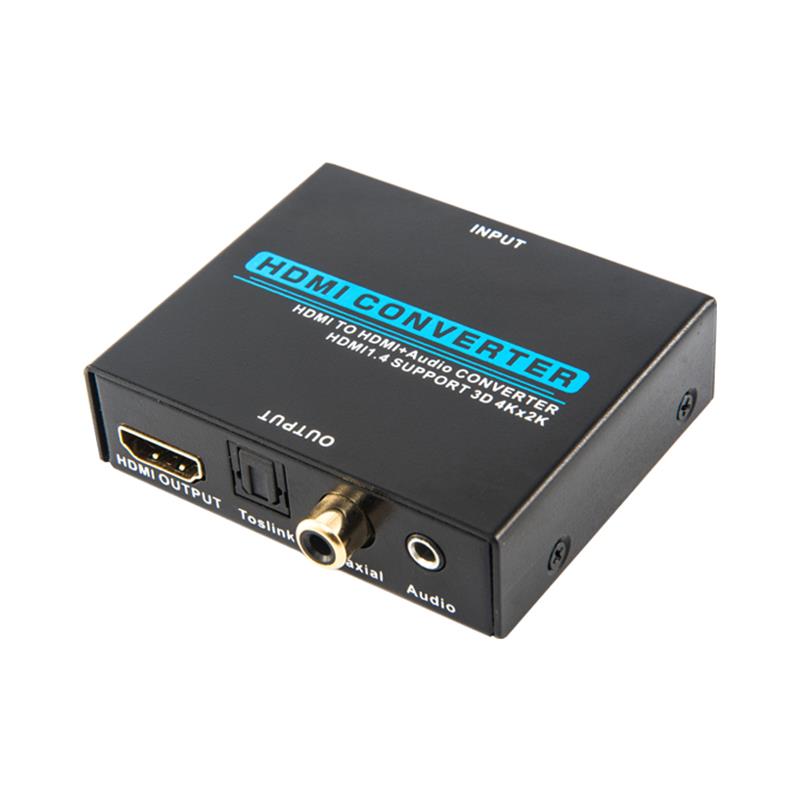 V1.4 ตัวแยกสัญญาณเสียง HDMI เป็น HDMI + ตัวแปลงเสียงรองรับ 3D Ultra HD 4Kx2K @ 30Hz