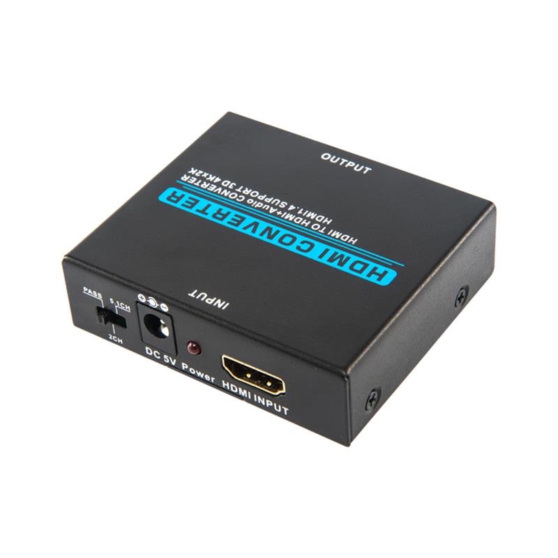 V1.4 ตัวแยกสัญญาณเสียง HDMI เป็น HDMI + ตัวแปลงเสียงรองรับ 3D Ultra HD 4Kx2K @ 30Hz