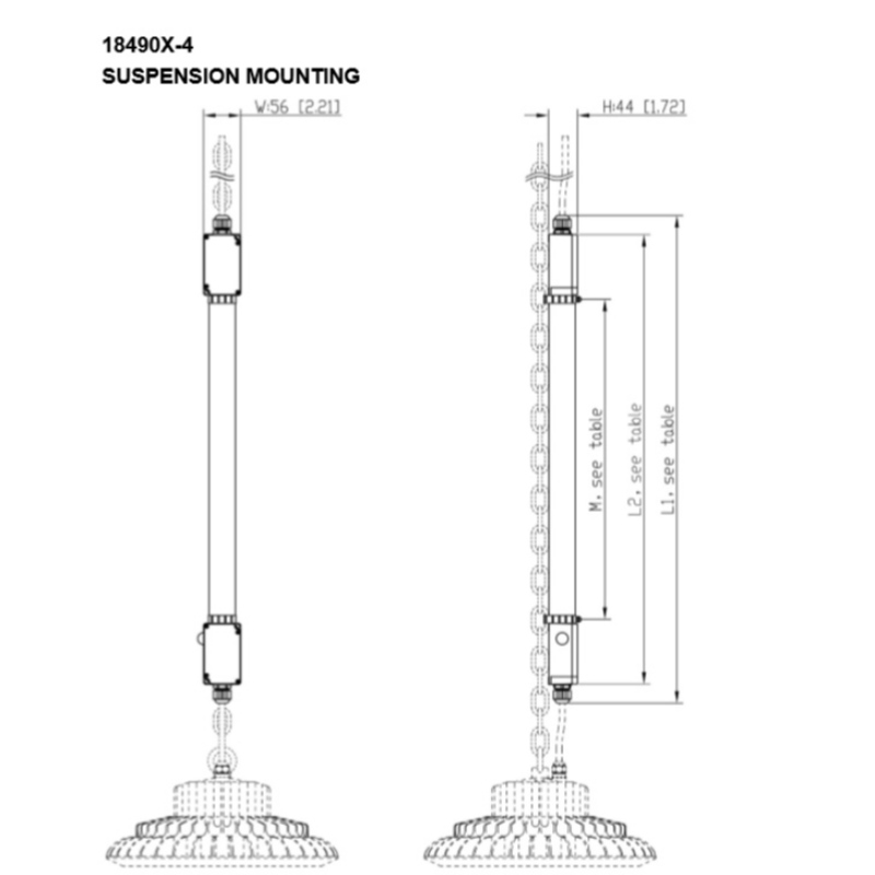 18490X-4 อุปกรณ์เหตุฉุกเฉินเชิงเส้น