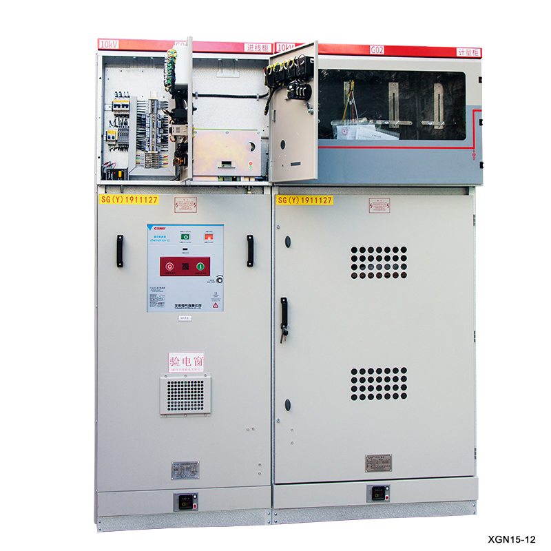 สวิตช์แรงดันไฟฟ้าขนาดกลาง 12kV SF6 สวิตช์เกียร์หุ้มฉนวนก๊าซ