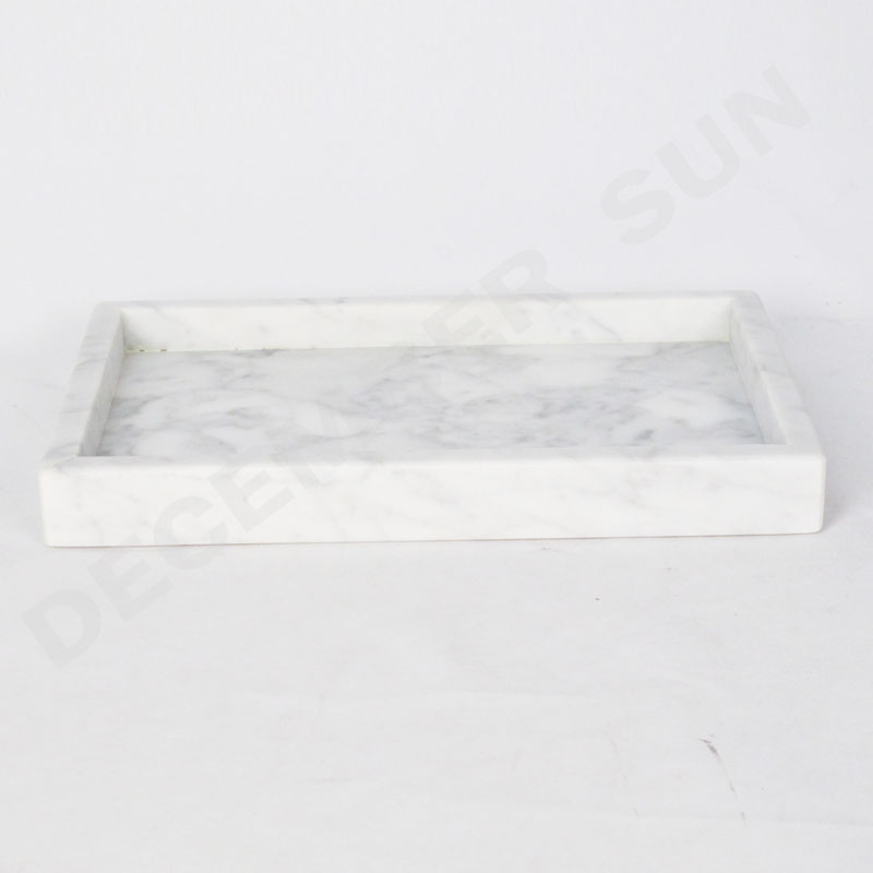 ชุดถาดหินอ่อนสีขาว