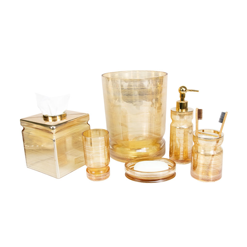ชุดอุปกรณ์ห้องน้ำกระจกออกแบบมืออาชีพ