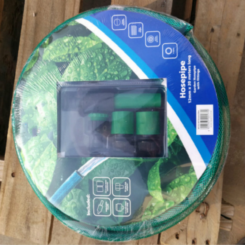 ทุกสีที่มีความยืดหยุ่นไฟเบอร์ถักเสริมแรงพลาสติกท่อสวนน้ำพีวีซี