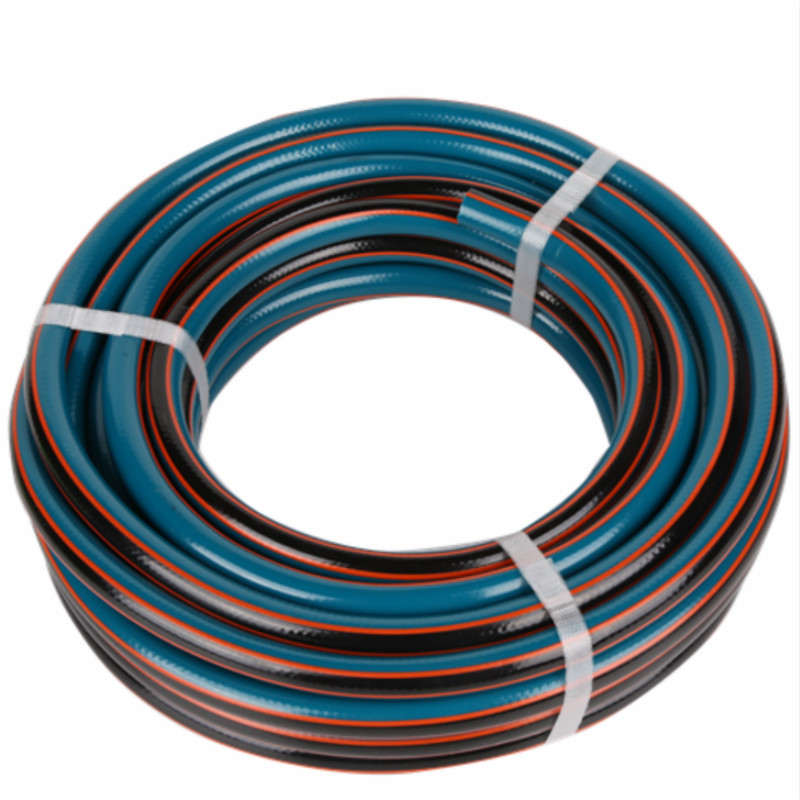 3 ชั้นที่มีสีสันถักสวนน้ำท่อพีวีซีที่มีความยืดหยุ่น