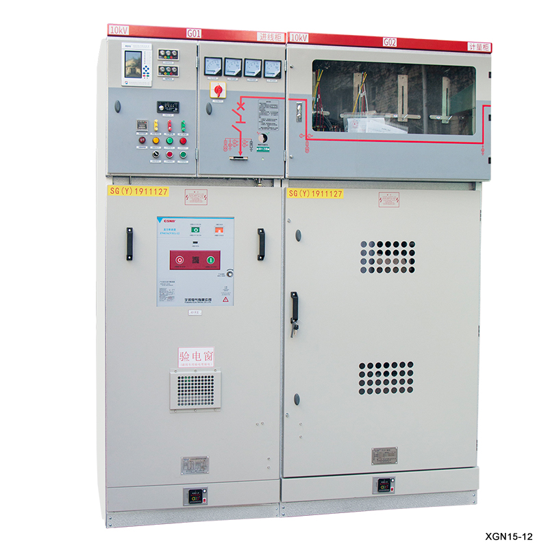 OEM ODM 11KV - 45KV โลหะแรงดันสูงล้อมรอบ SF6 ก๊าซฉนวนแหวนหน่วยหลักสวิตช์ RMU