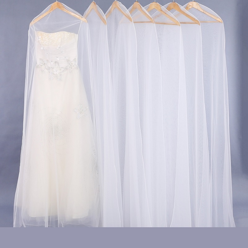 SGW10 Organza ล้างชุดแต่งงานชุดเจ้าสาวกระเป๋าเสื้อผ้าสำหรับผู้หญิงแต่งตัว