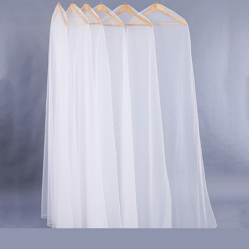 SGW10 Organza ล้างชุดแต่งงานชุดเจ้าสาวกระเป๋าเสื้อผ้าสำหรับผู้หญิงแต่งตัว