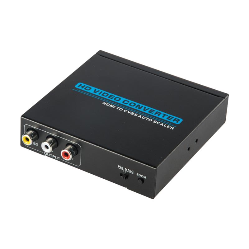 ที่มีคุณภาพสูง HDMI เพื่อ AV / CVBS แปลง Scaler อัตโนมัติ 1080P