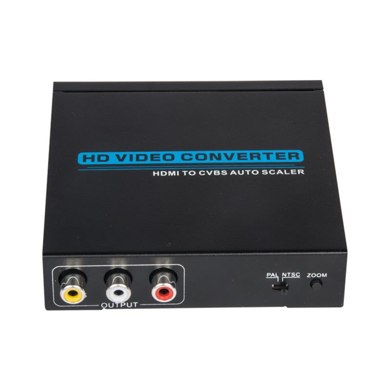 ที่มีคุณภาพสูง HDMI เพื่อ AV / CVBS แปลง Scaler อัตโนมัติ 1080P