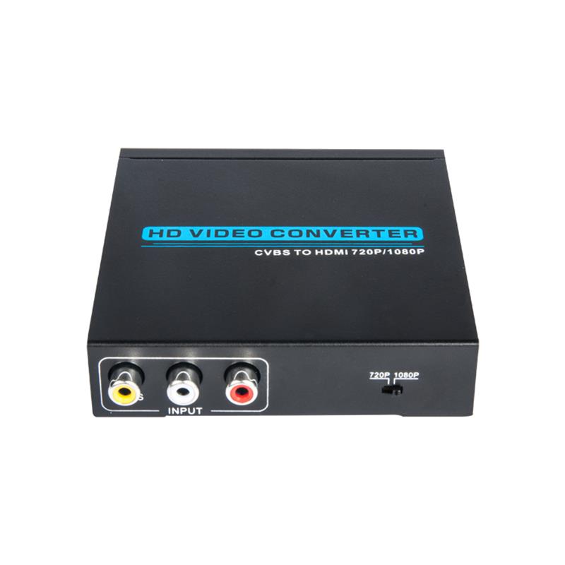 AV / CVBS เป็น HDMI Converter Up Scaler 720P / 1080P