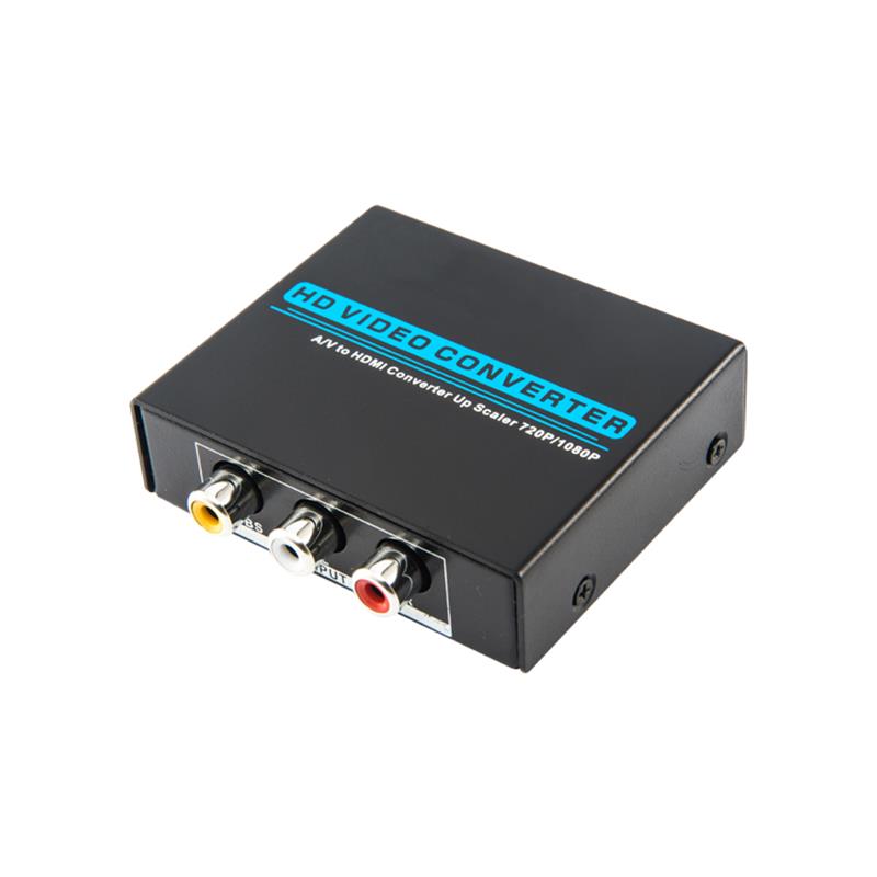 AV / CVBS เป็น HDMI + AUDIO Converter (อัพ Scaler 720P / 1080P)