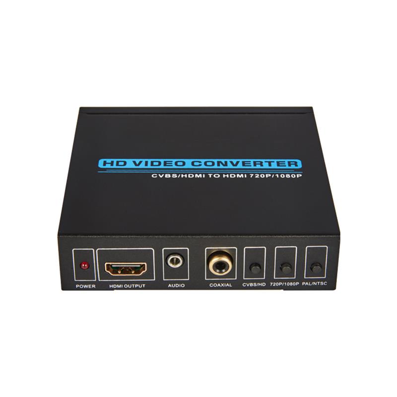 AV / CVBS + HDMI เป็น HDMI CONVERTER UP SCALER (720P / 1080P)