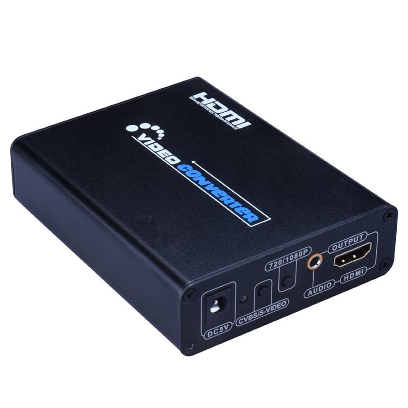 AV + S-Video เป็น HDMI Converter 1080P