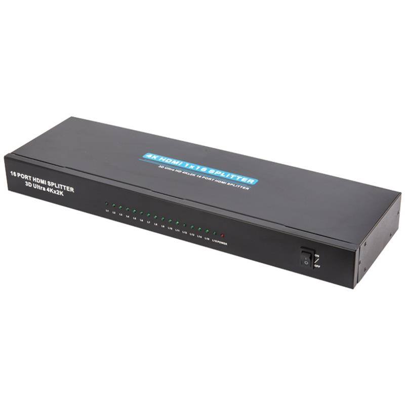 4K 16 Ports HDMI 1x16 Splitter รองรับ 3D Ultra HD 4Kx2K / 30Hz