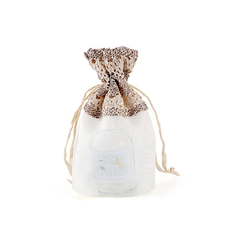 SGS55 มินิถุงของขวัญแต่งงานเครื่องประดับบรรจุภัณฑ์ขนมถุง Drawstring กระเป๋าถุงเชียร์โลโก้ที่กำหนดเอง