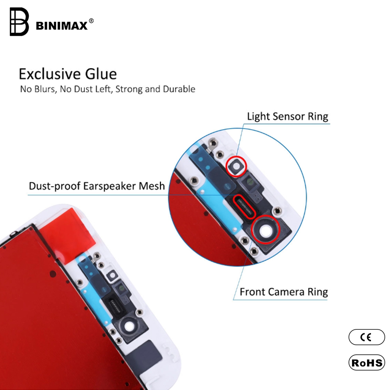 BINIMAX โมดูลแอลซีดีโทรศัพท์มือถือที่มีการกำหนดค่าสูงสำหรับ ip 7
