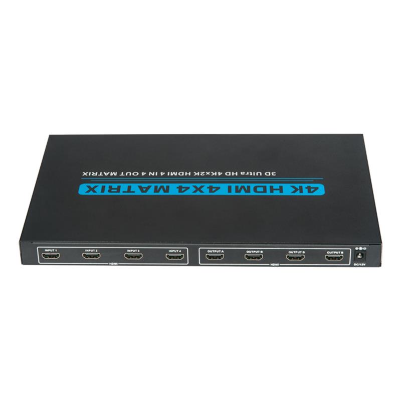 HDMI 4x4 Matrix V1.4 4K / 30Hz พร้อม EDID รองรับ 3D Ultra HD 4Kx2K