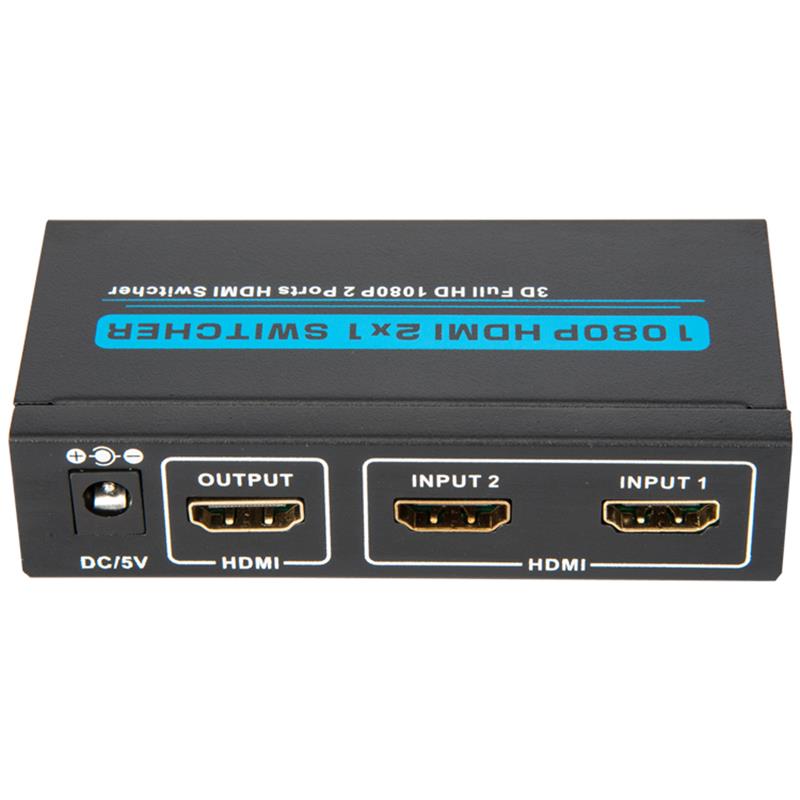 V1.3 HDMI 2x1 Switcher รองรับ 3D Full HD 1080P