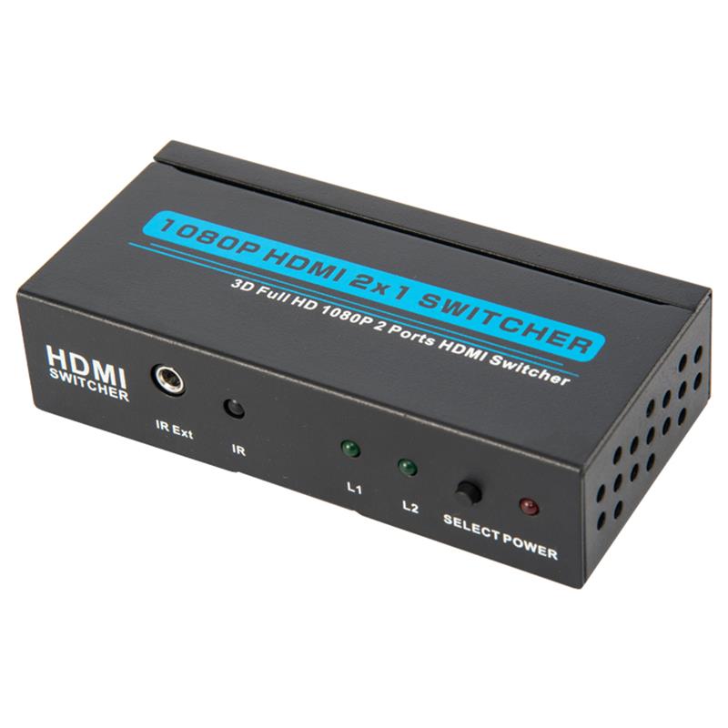 V1.3 HDMI 2x1 Switcher รองรับ 3D Full HD 1080P
