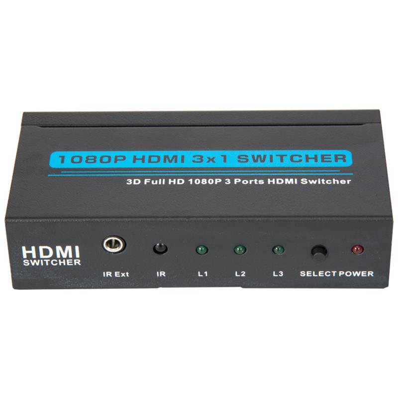 V1.3 HDMI 3x1 Switcher รองรับ 3D Full HD 1080P