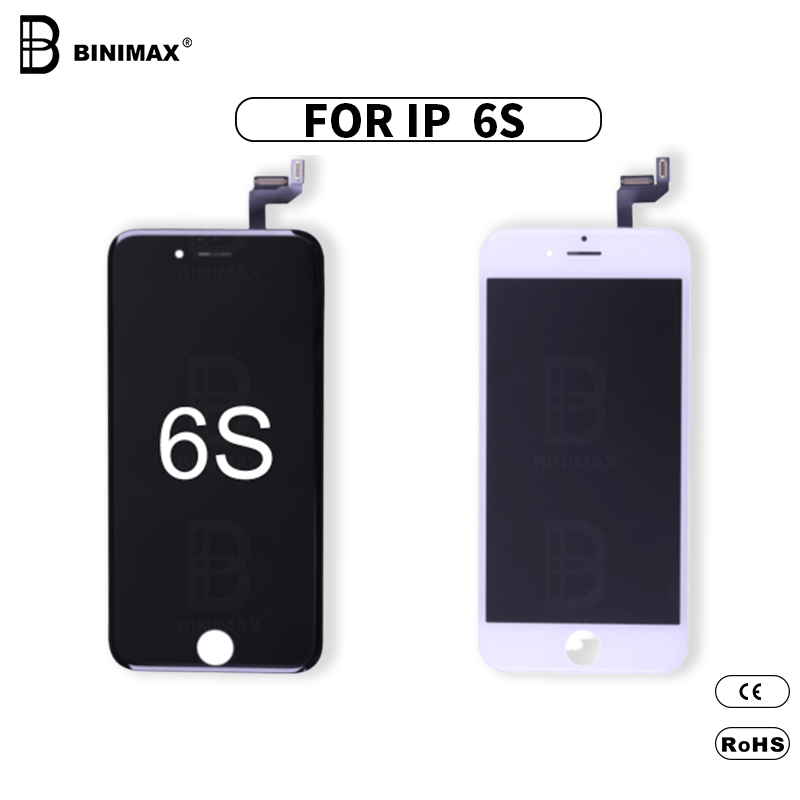 Binimax ชุดประกอบหน้าจอโทรศัพท์มือถือสำหรับ ip 6S