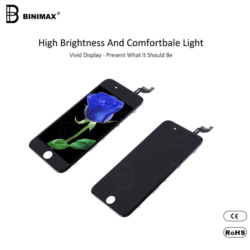 Binimax ชุดประกอบหน้าจอโทรศัพท์มือถือสำหรับ ip 6S