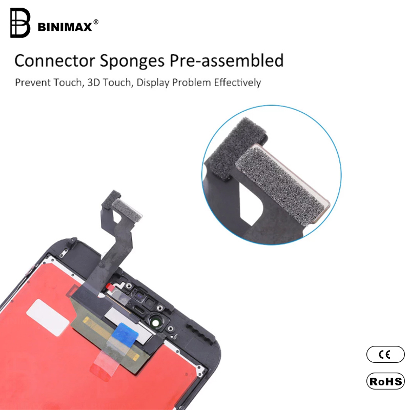 ส่วนประกอบของจอแสดงผลโทรศัพท์มือถือ binimax สำหรับ IP 6sp