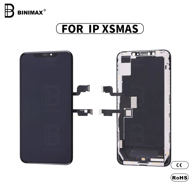 จอแสดงผล LCD สำหรับโทรศัพท์มือถือ BINIMAX สินค้าคงคลังขนาดใหญ่สำหรับ IP XSMA