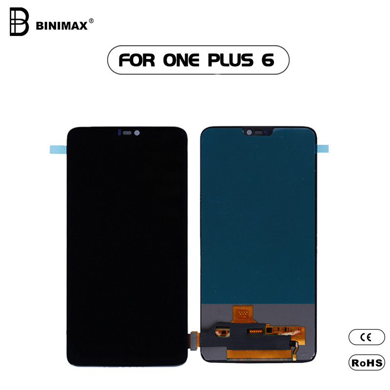 สมาร์ทโฟน LCD หน้าจอโมดูลแสดงผล BINIMAX สำหรับโทรศัพท์มือถือ ONE Plus 6