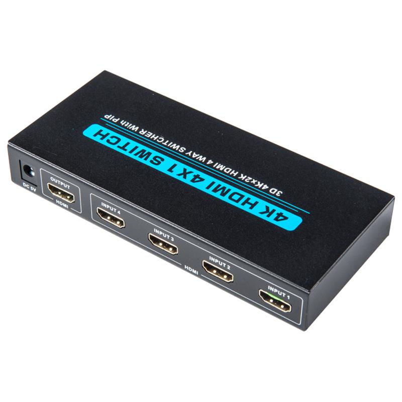 v1.4-4k-30hz hdmi 4x1 สวิตช์กับจิบสนับสนุน 3D Super HD 4K 30Hz และ
